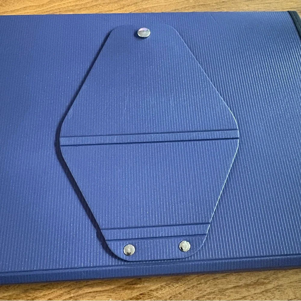Blue Letter Size 8-Pocket Expanding File